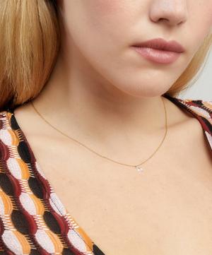 Atelier VM - 18ct Gold Filo Di Luce Drop Diamond Necklace image number 1