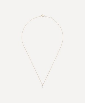 Atelier VM - 18ct Gold Filo Di Luce Drop Diamond Necklace image number 2