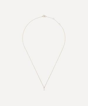 Atelier VM - 18ct Gold Filo Di Luce Drop Diamond Necklace image number 2