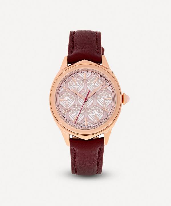Liberty - Lasenby Iphis Rose Gold-Plated Leather Strap Watch image number 0