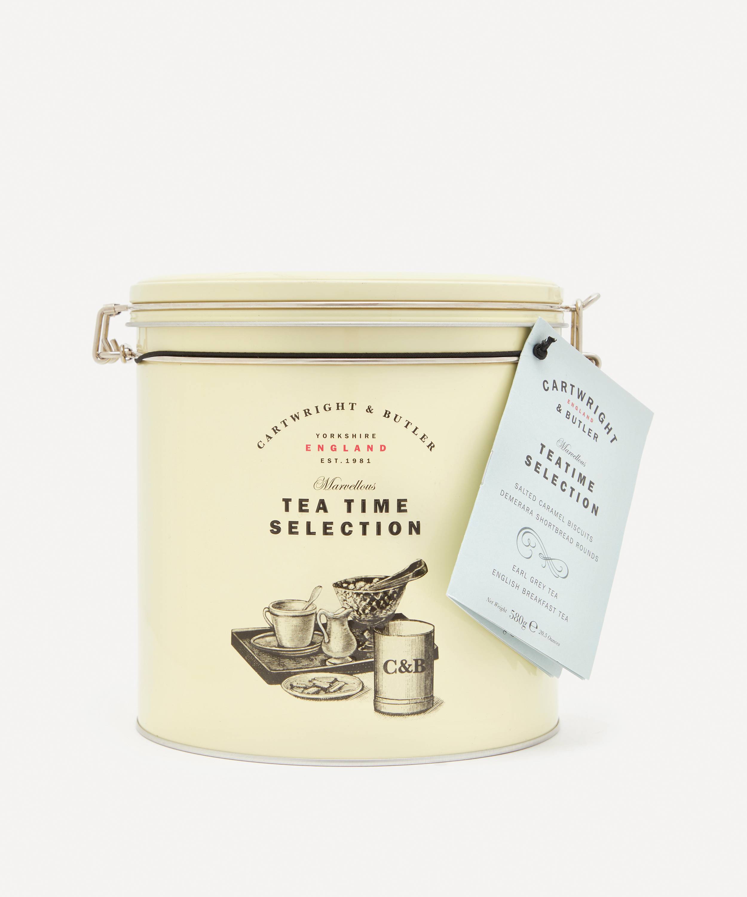 Cartwright Butler Tea Time Biscuit Selection Tin 580g Liberty