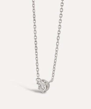 Dinny Hall - 18ct White Gold Elyhara Small Diamond Pendant Necklace image number 2