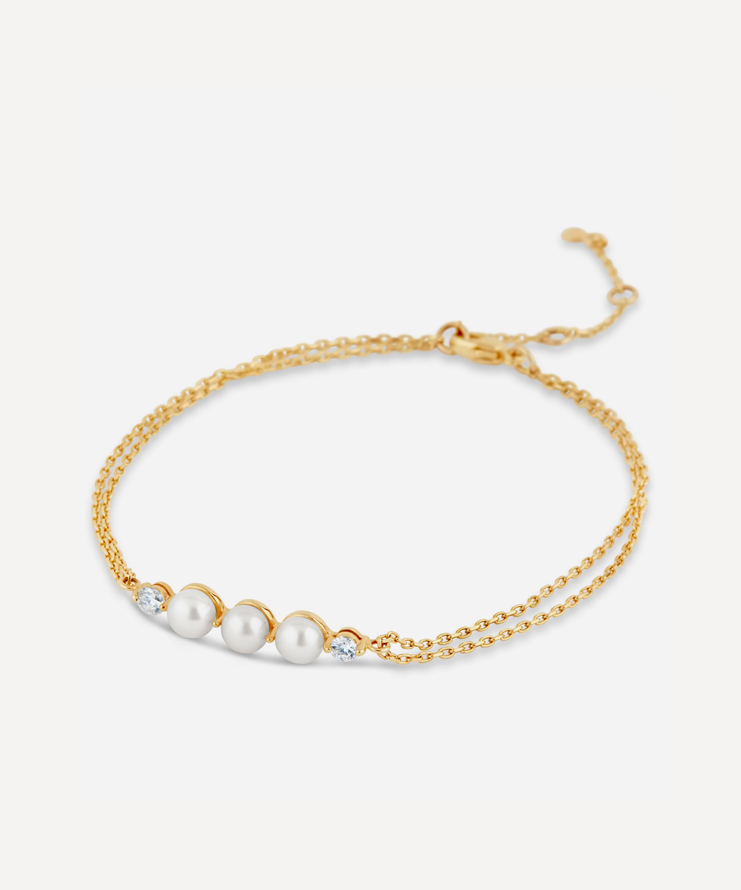 Dinny Hall - 9ct Gold Shuga Pearl and Diamond Bracelet image number 0