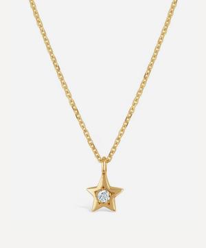Dinny Hall - 14ct Gold Bijou Diamond Star Pendant Necklace image number 0