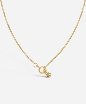 Dinny Hall - 14ct Gold Bijou Diamond Star Pendant Necklace image number 2