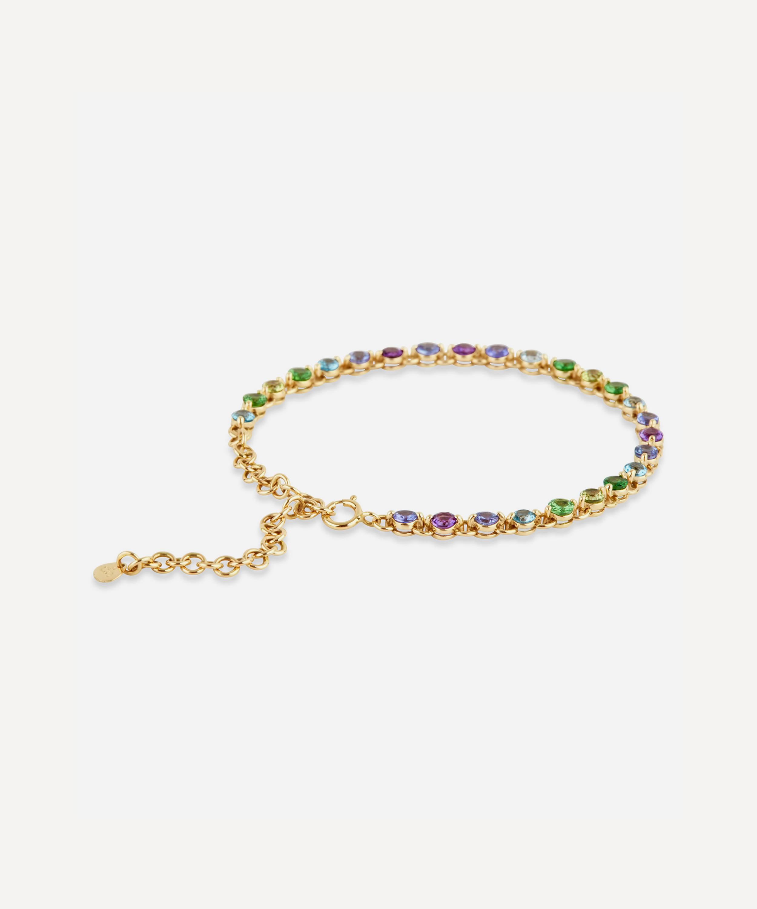 Dinny Hall - 14ct Gold Shuga Multi-Stone Ombre Tennis Bracelet image number 0