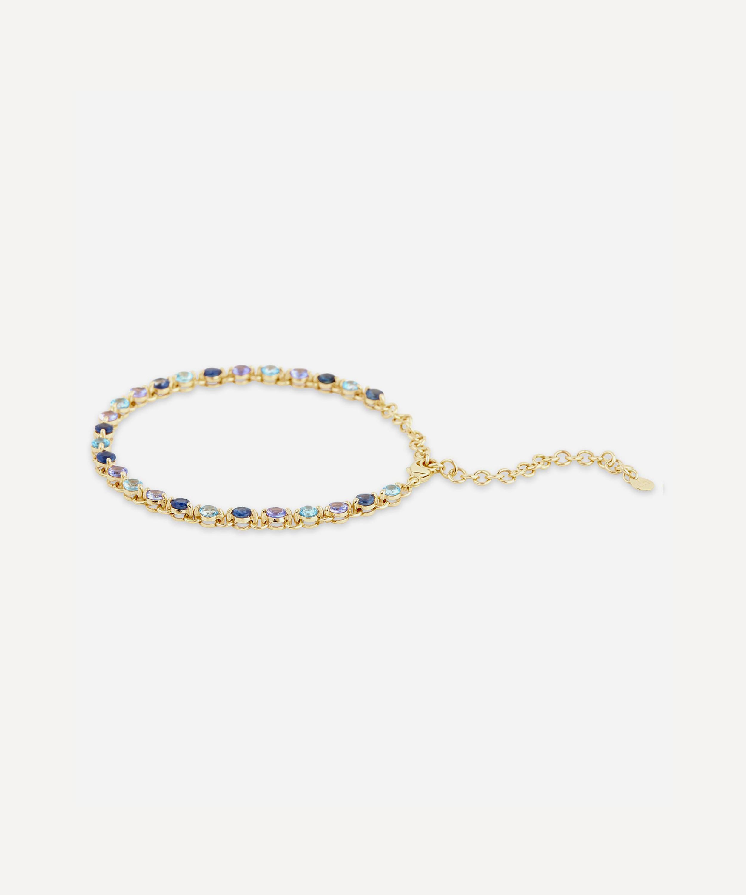 Dinny Hall - 14ct Gold Shuga Multi-Stone Ombre Tennis Bracelet image number 0