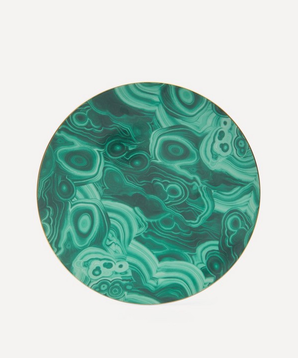 L'Objet - Malachite Charger Cake Plate image number null