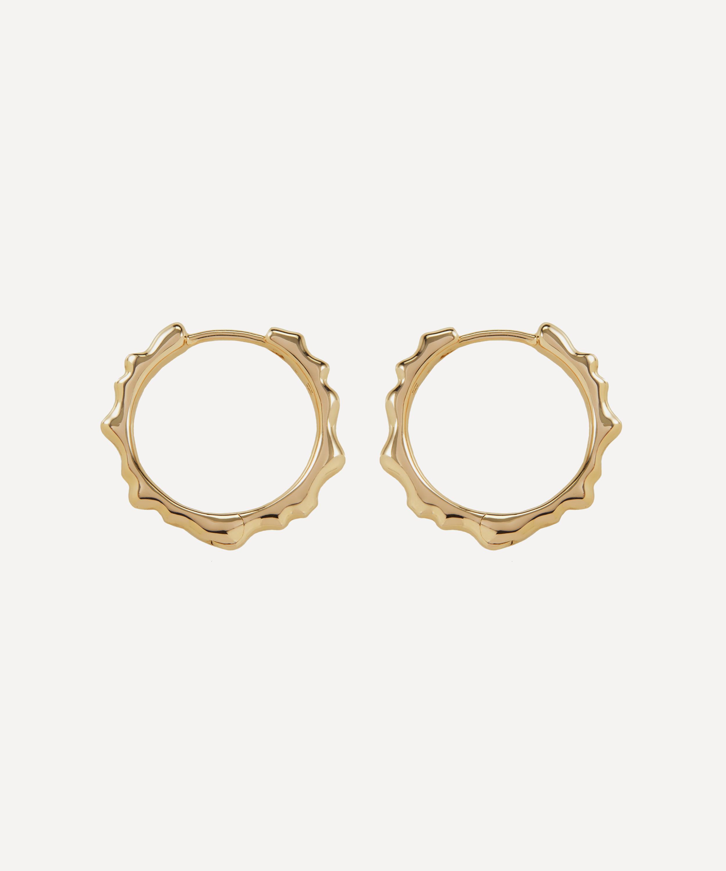 Monica Vinader - Gold Plated Vermeil Silver Siren Muse Small Hoop Earrings