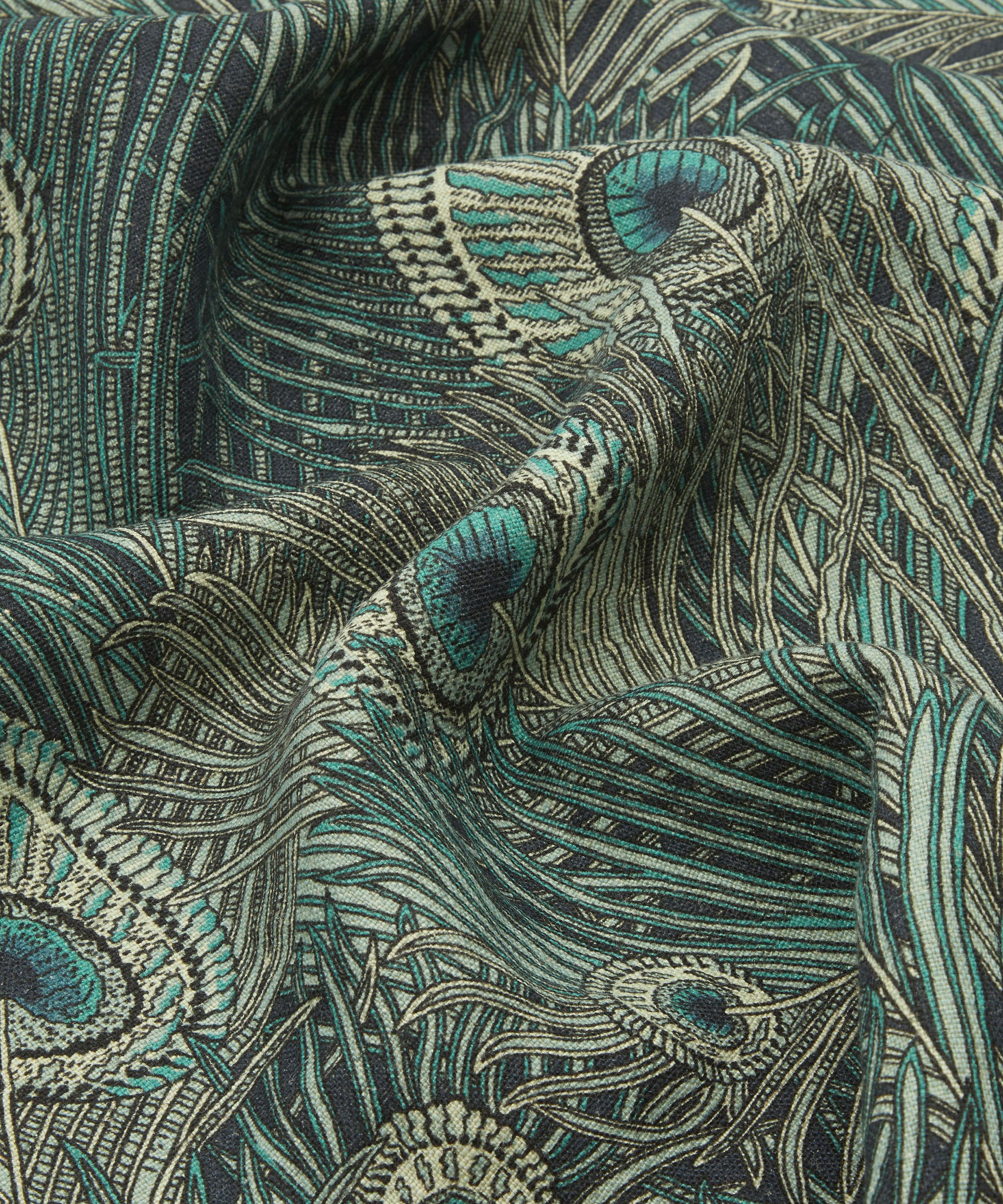 Liberty Interiors - Hera Feather Ladbroke Linen in Jade image number 3