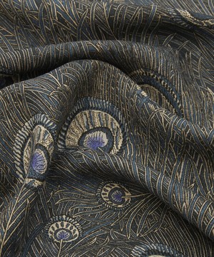 Liberty Interiors - Hera Feather Ladbroke Linen in Lapis image number 2
