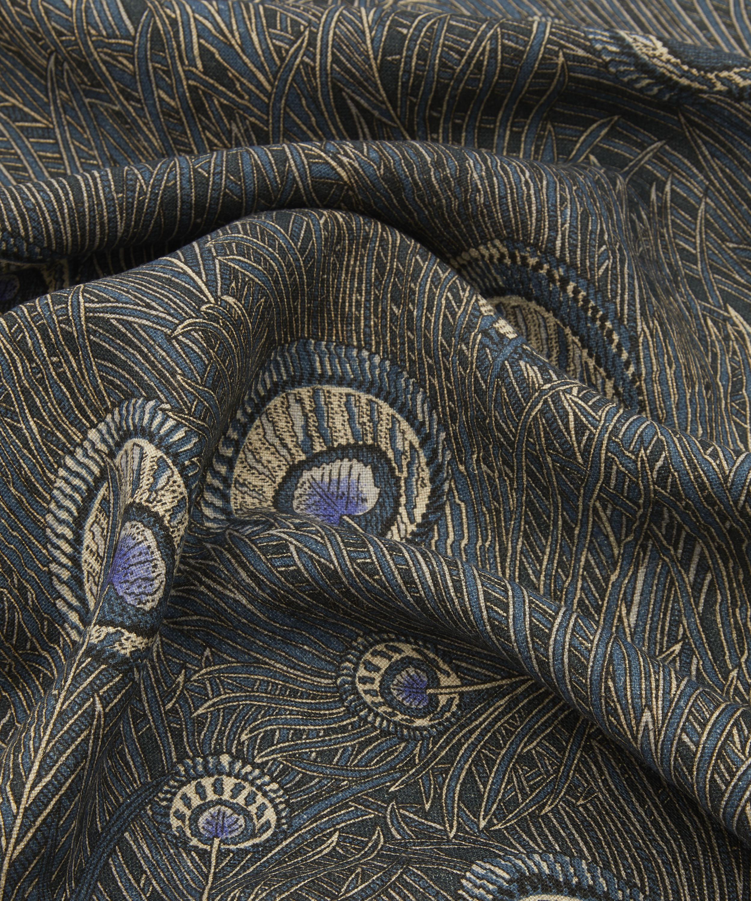 Liberty Interiors - Hera Feather Ladbroke Linen in Lapis image number 3