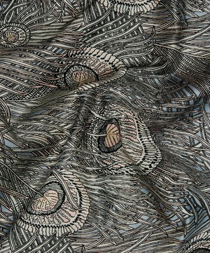 Liberty Interiors - Hera Feather Vintage Velvet in Pewter image number 3