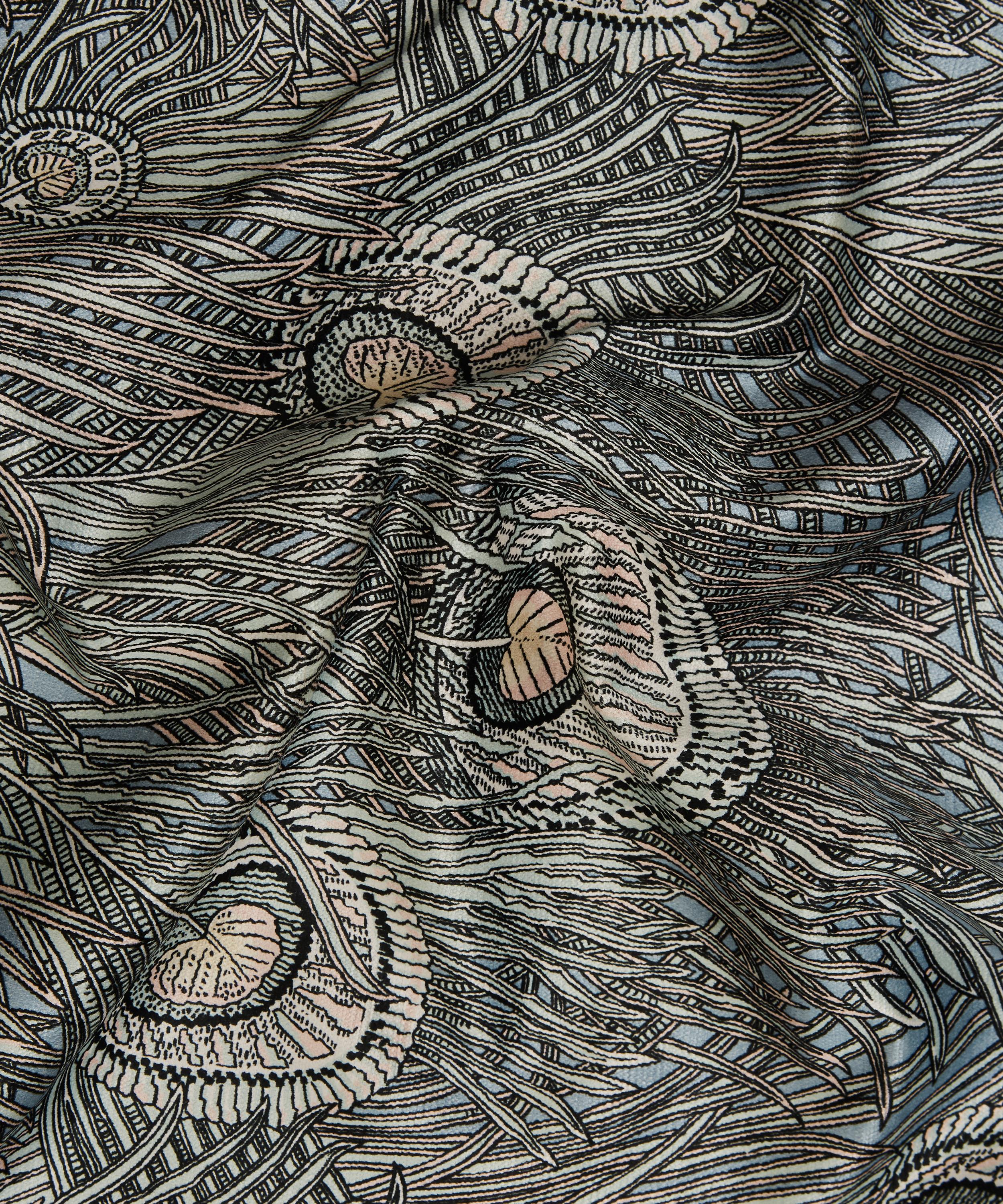Liberty Interiors - Hera Feather Vintage Velvet in Pewter image number 5