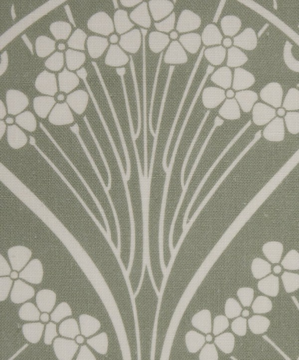 Liberty Interiors - Ianthe Bloom Mono Chiltern Linen in Lichen image number null