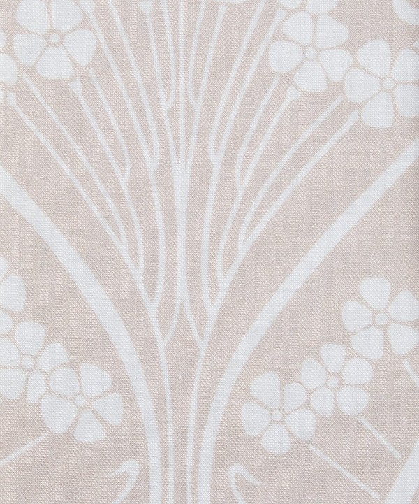 Liberty Interiors - Ianthe Bloom Mono Chiltern Linen in Pewter Plaster Pink image number null