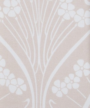 Liberty Interiors - Ianthe Bloom Mono Chiltern Linen in Pewter Plaster Pink image number 0