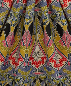 Liberty Interiors - Ianthe Bloom Multi Cotton Velvet in Lichen image number 2