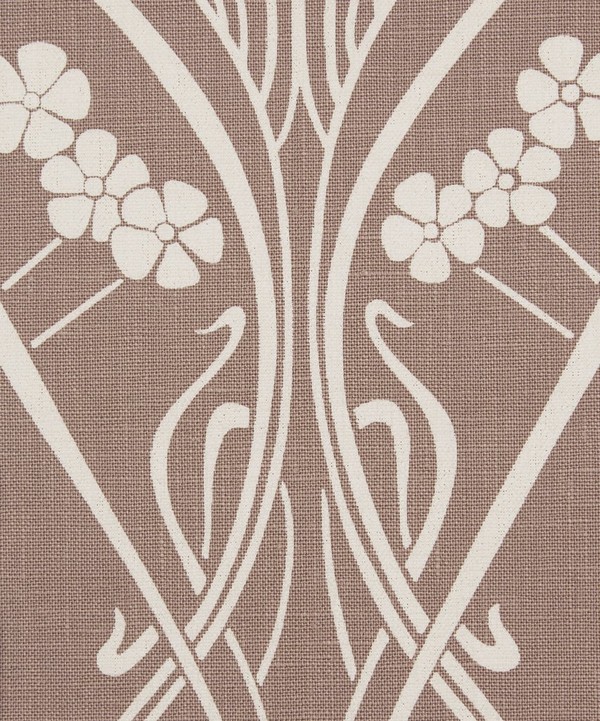 Liberty Interiors - Ianthe Bloom Stencil Chiltern Linen in Lacquer image number null