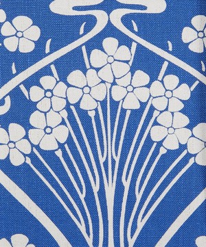 Liberty Interiors - Ianthe Bloom Stencil Chiltern Linen in Lapis image number 0
