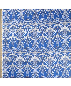 Liberty Interiors - Ianthe Bloom Stencil Chiltern Linen in Lapis image number 1