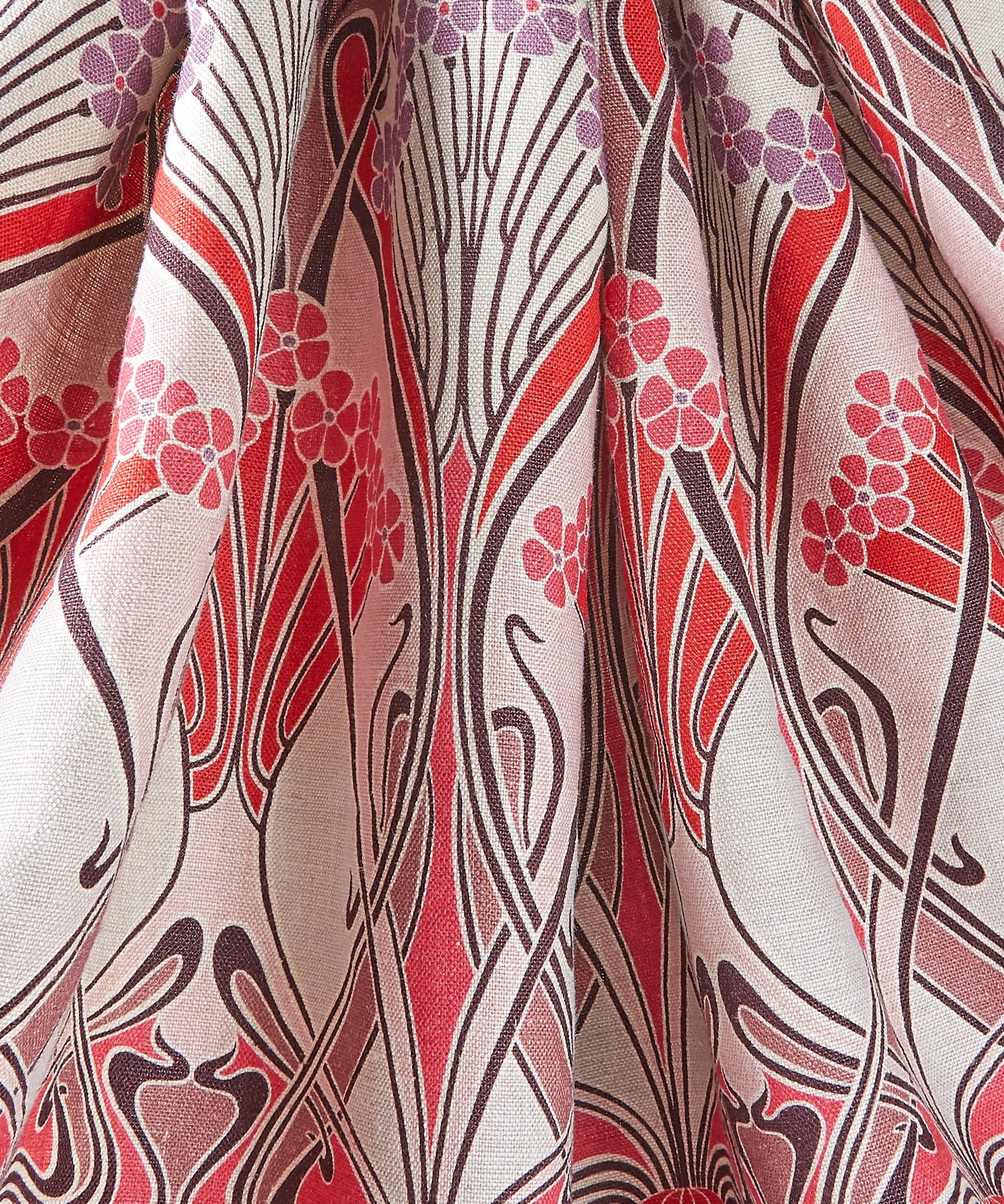 Liberty Interiors - Ianthe Bloom Multi Ladbroke Linen in Lacquer image number 2