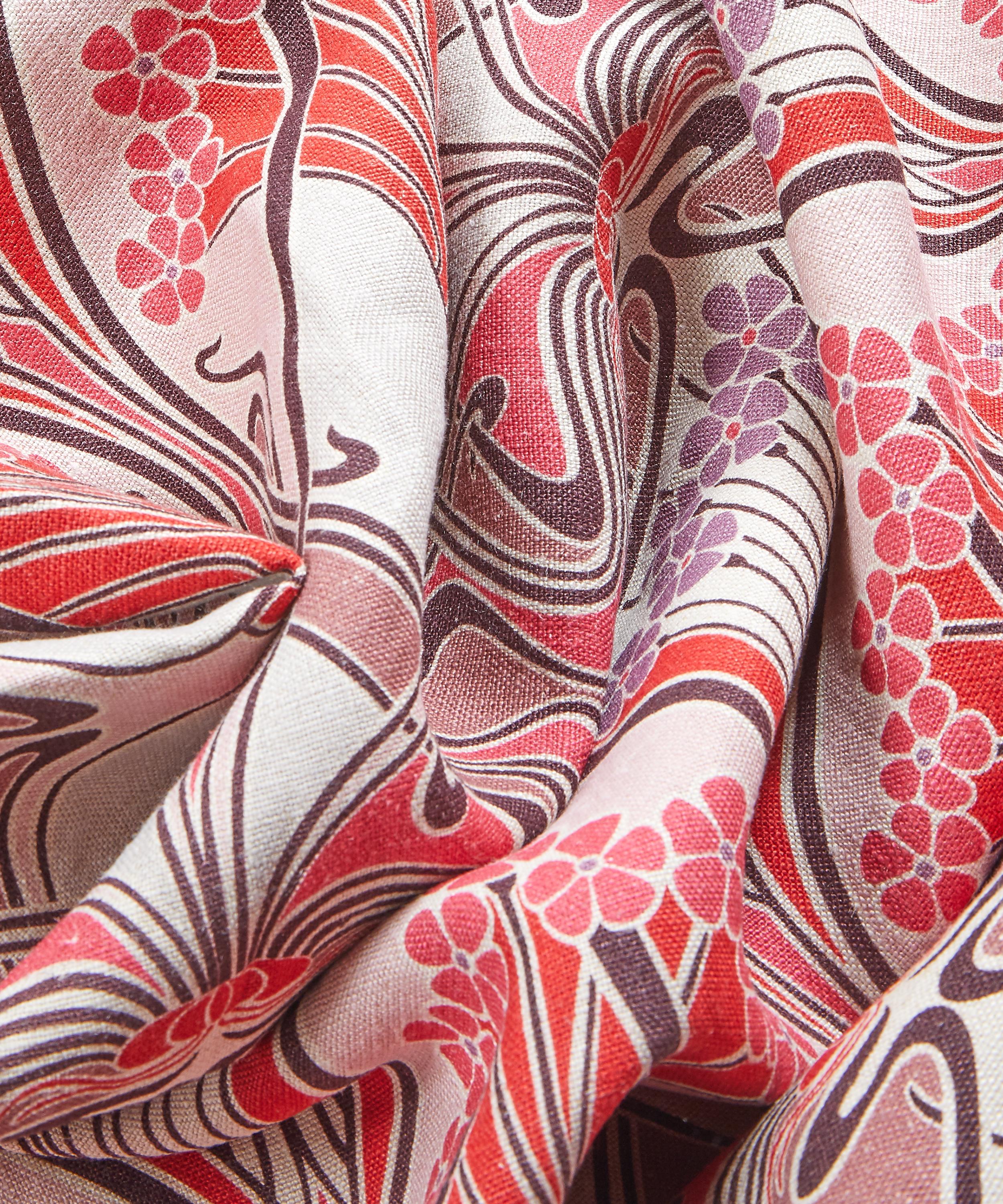 Liberty Interiors - Ianthe Bloom Multi Ladbroke Linen in Lacquer image number 4