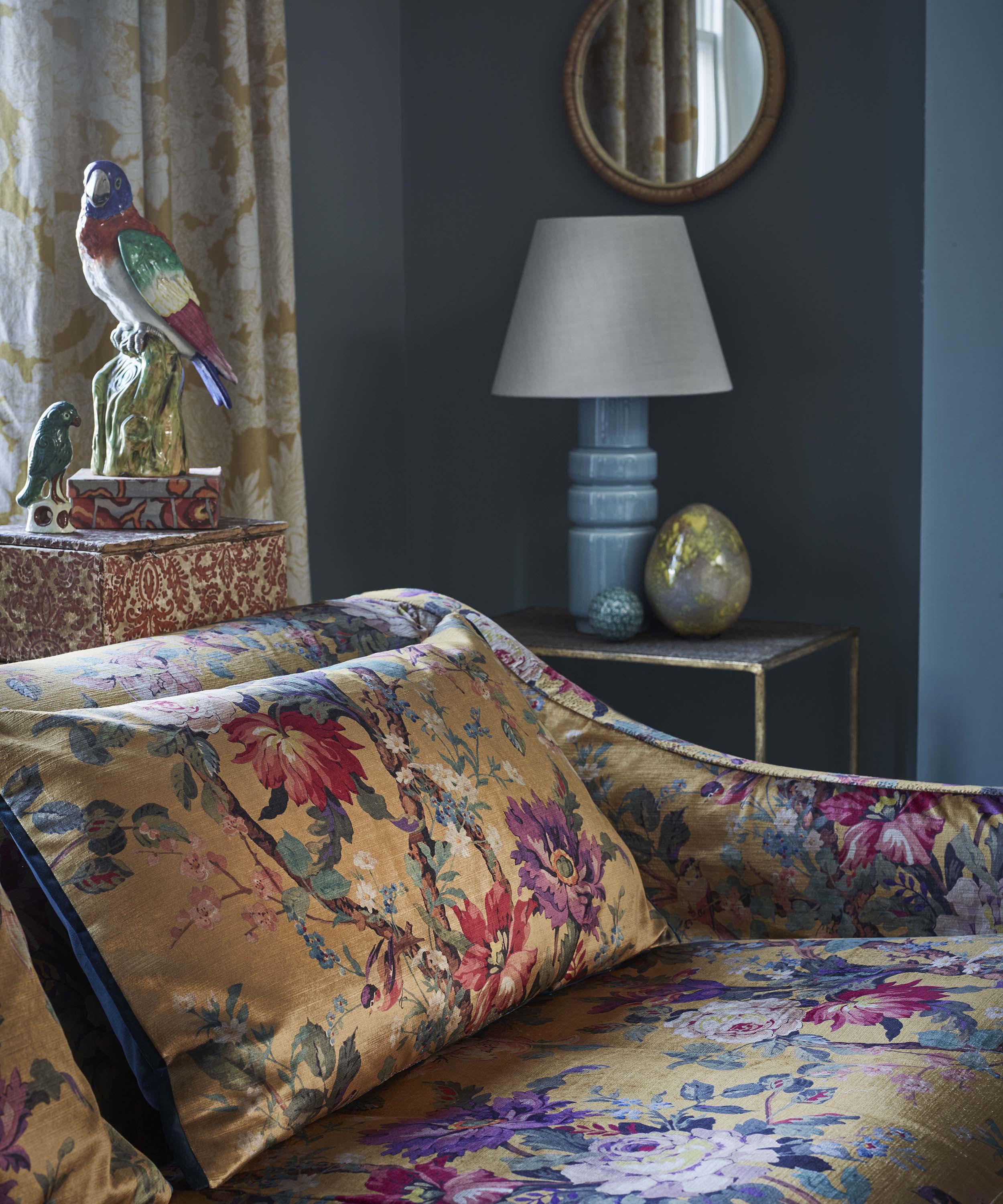 Liberty Interiors - Lady Kristina Rose Vintage Velvet in Lichen image number 5