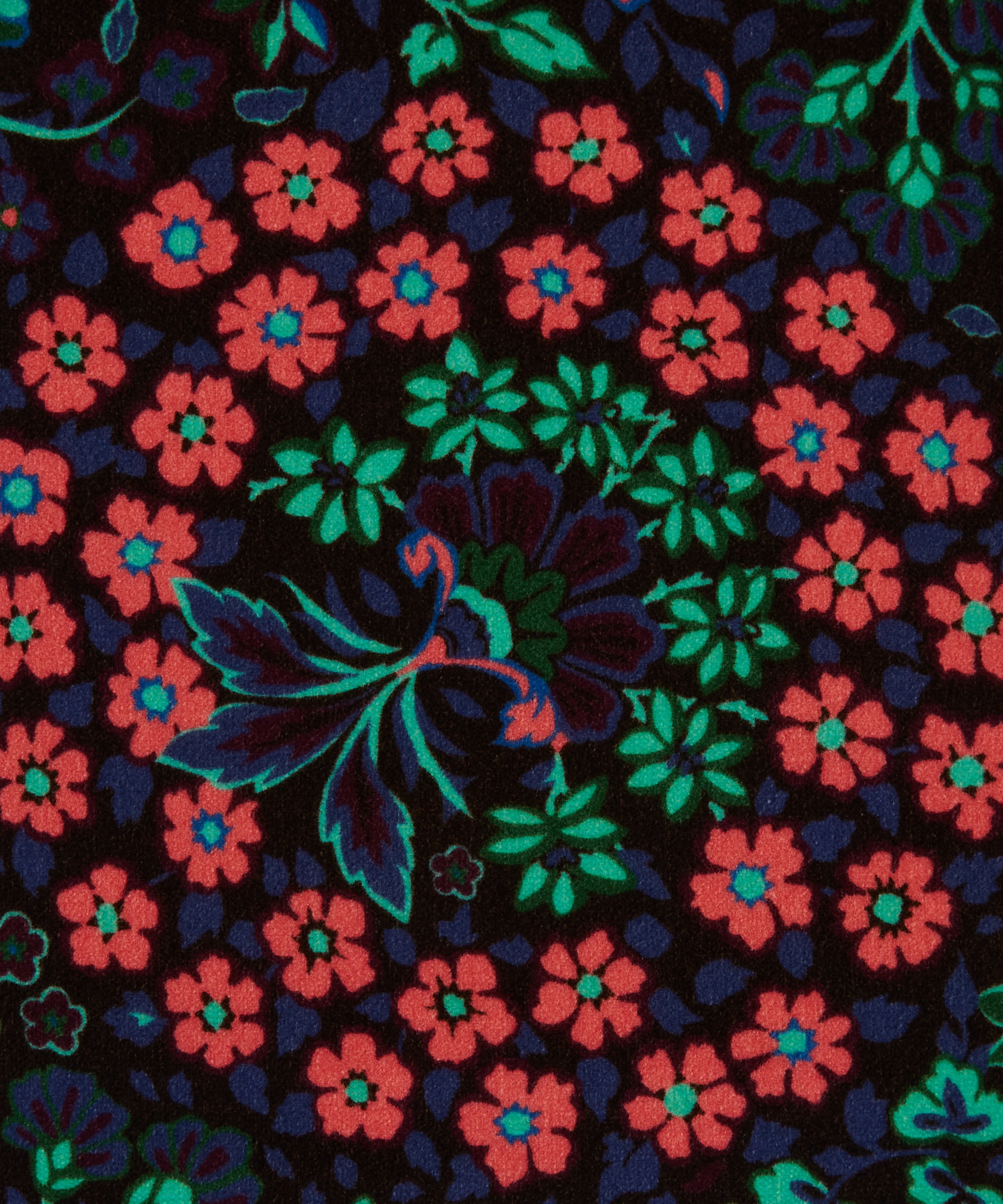 Liberty Interiors - Marquess Garden Cotton Velvet in Jade image number 0