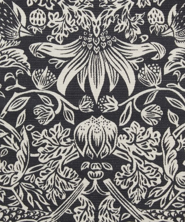 Liberty Interiors - Strawberry Meadowfield Vintage Velvet in Pewter Dark image number null