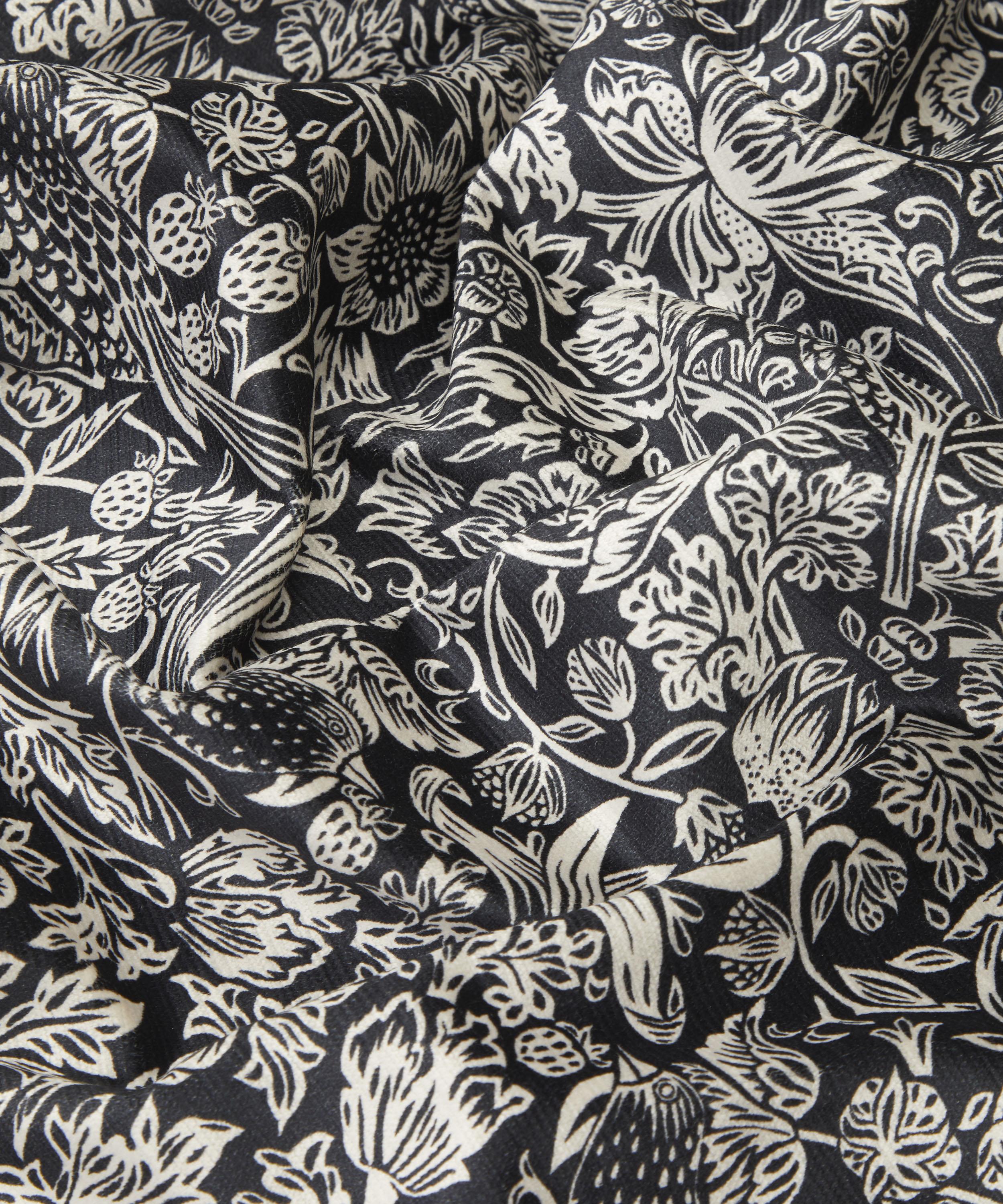 Liberty Interiors Strawberry Meadowfield Vintage Velvet in Pewter Dark ...