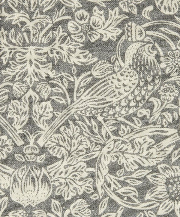 Liberty Interiors - Strawberry Meadowfield Emberton Linen in Pewter image number null