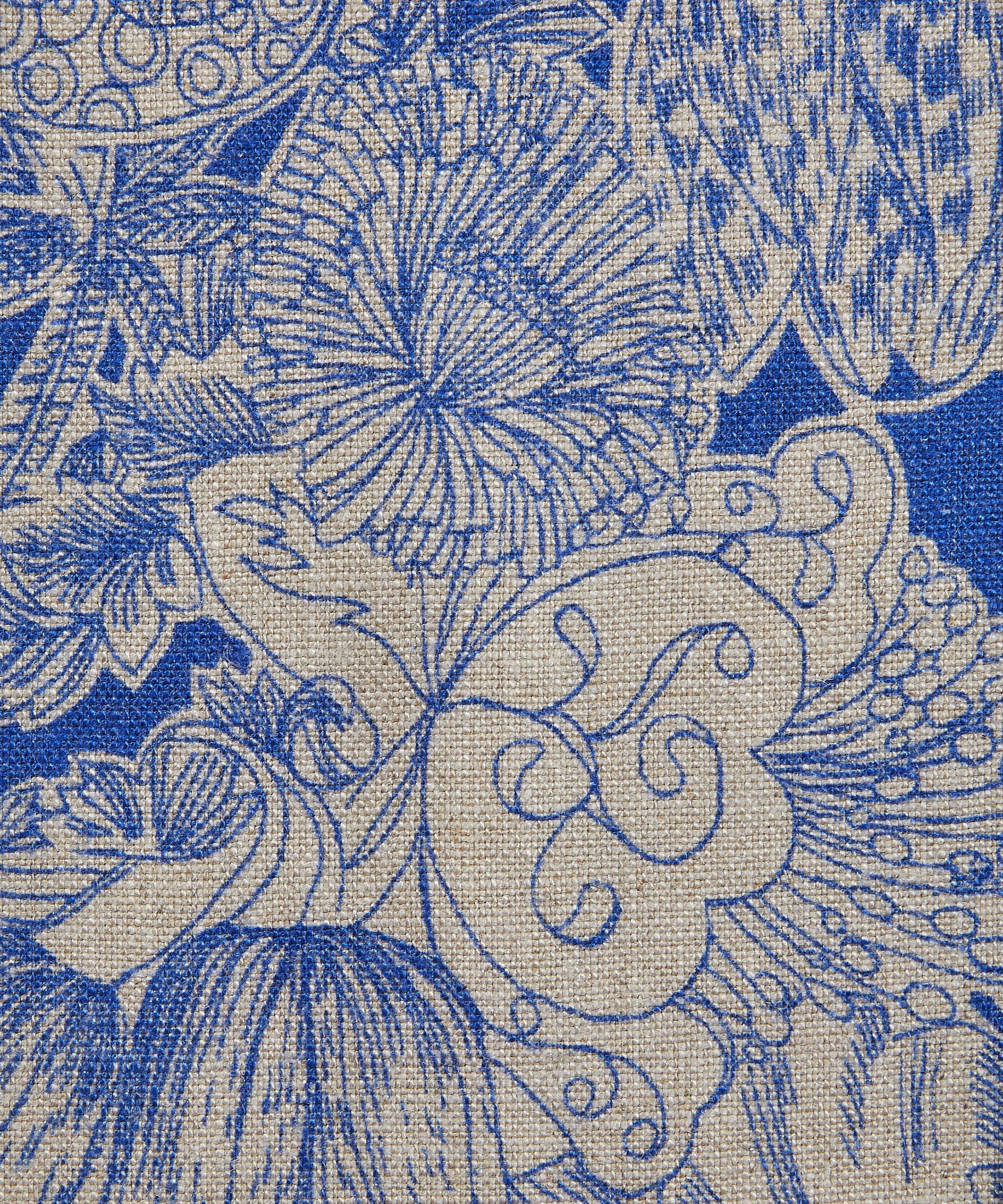 Liberty Interiors - Zennor Arbour Ladbroke Linen in Lapis image number 0