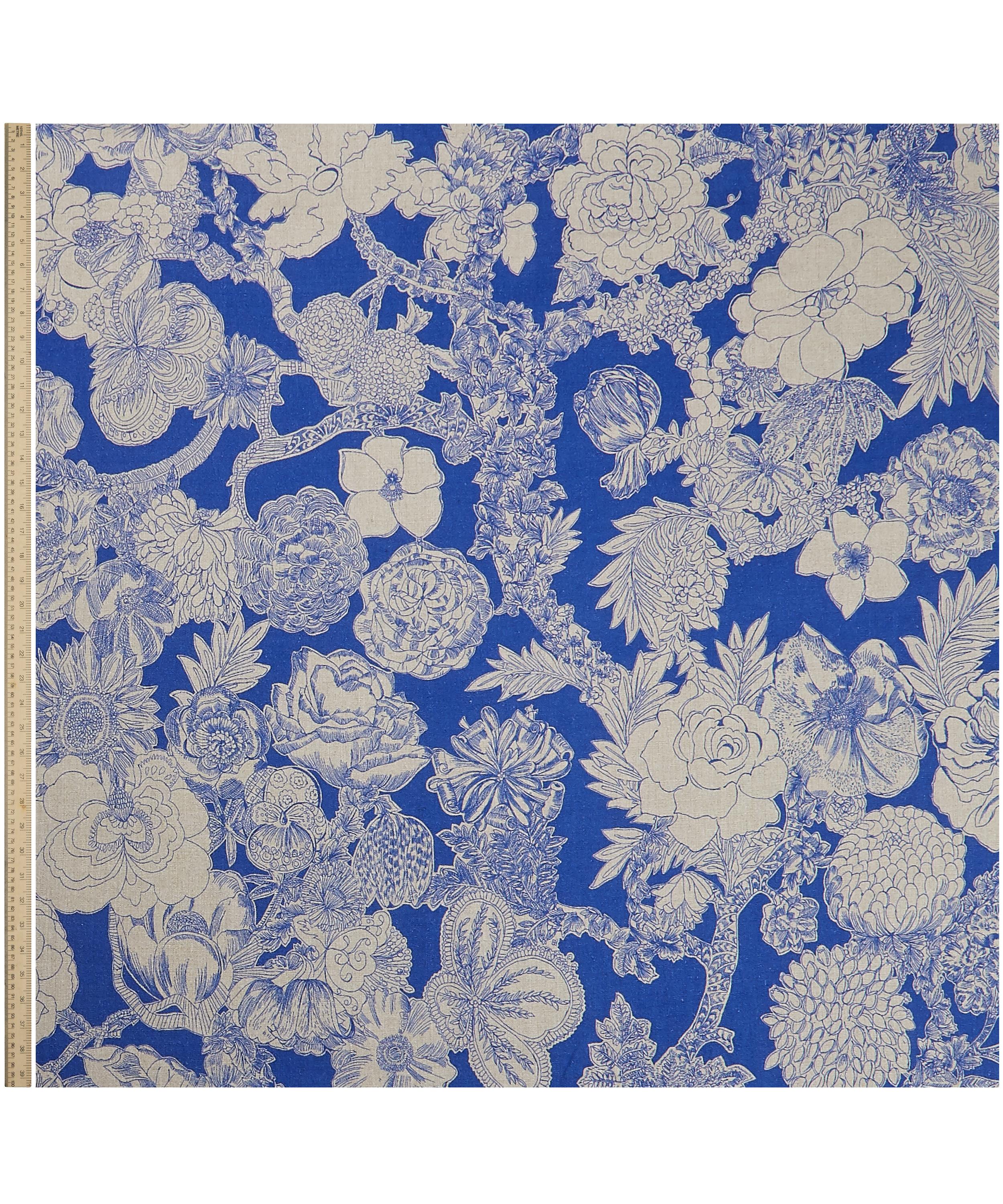 Liberty Interiors - Zennor Arbour Ladbroke Linen in Lapis image number 1