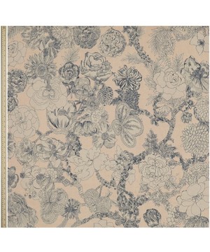 Liberty Interiors - Zennor Arbour Ladbroke Linen in Pewter Plaster Pink image number 1