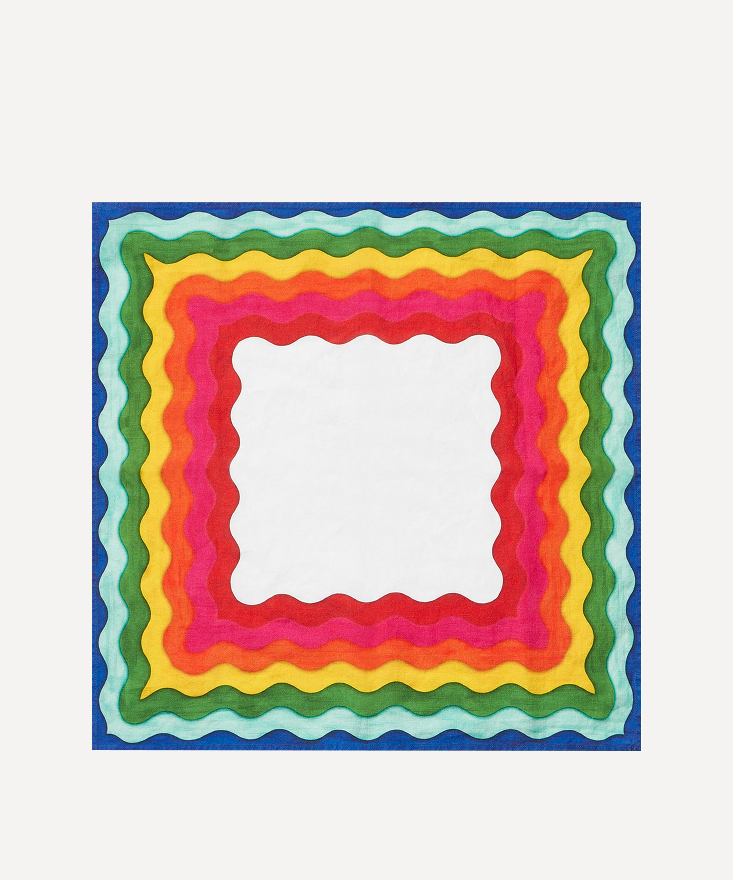 Summerill & Bishop - Rainbow Linen Single Napkin image number 