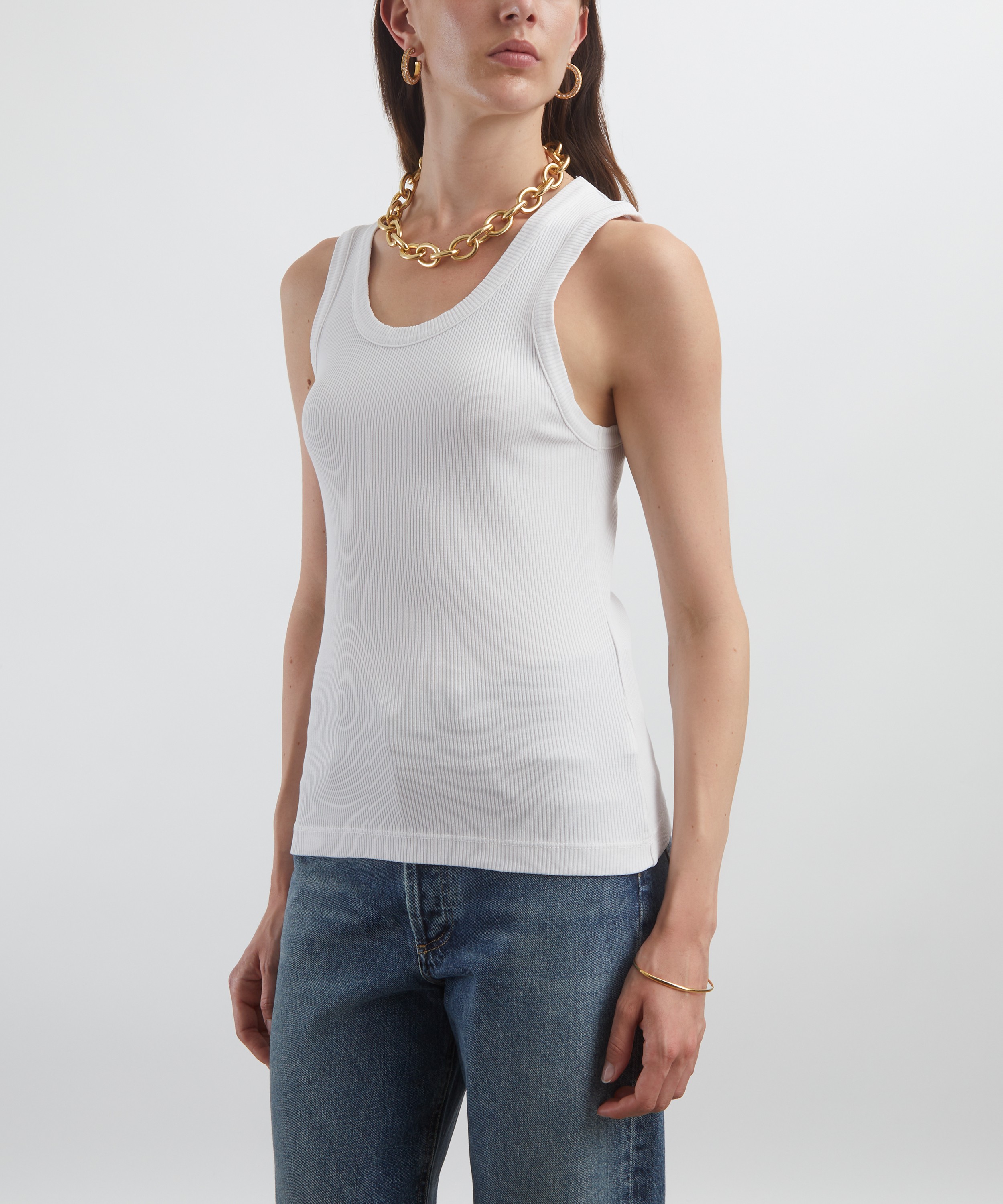 AGOLDE - Ribbed Poppy Tank Top image number 2