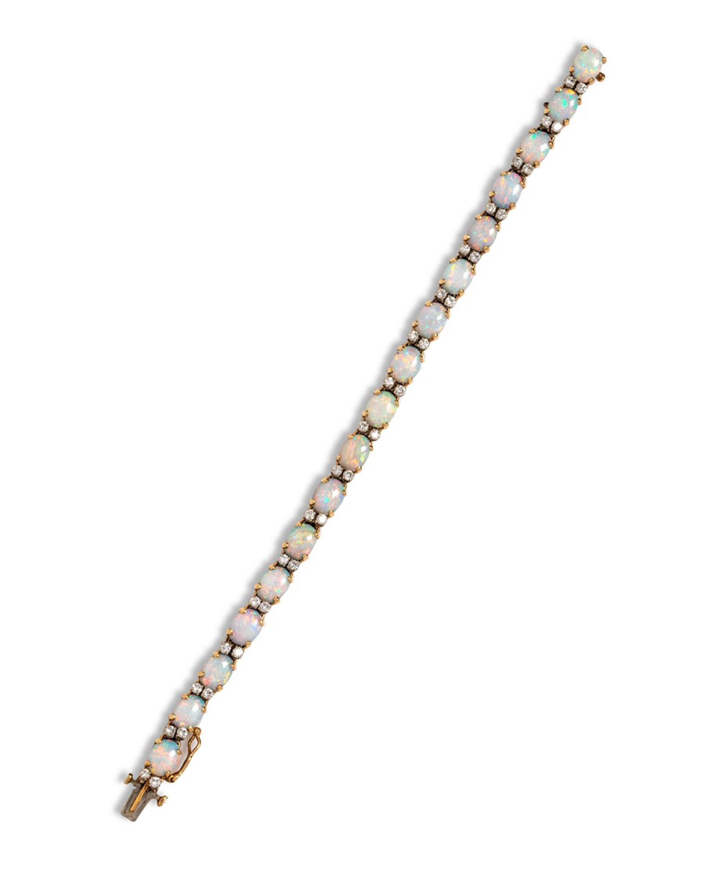 Kojis - Gold Opal and Diamond Bracelet image number 0