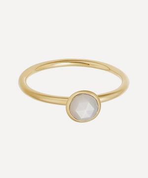 Astley Clarke - Gold Plated Vermeil Silver Mini Stilla Moonstone Ring image number 0