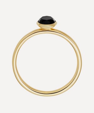 Astley Clarke - Gold Plated Vermeil Silver Mini Stilla Black Onyx Ring image number 2