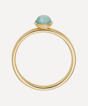 Astley Clarke - Gold Plated Vermeil Silver Mini Stilla Turquoise Ring image number 2