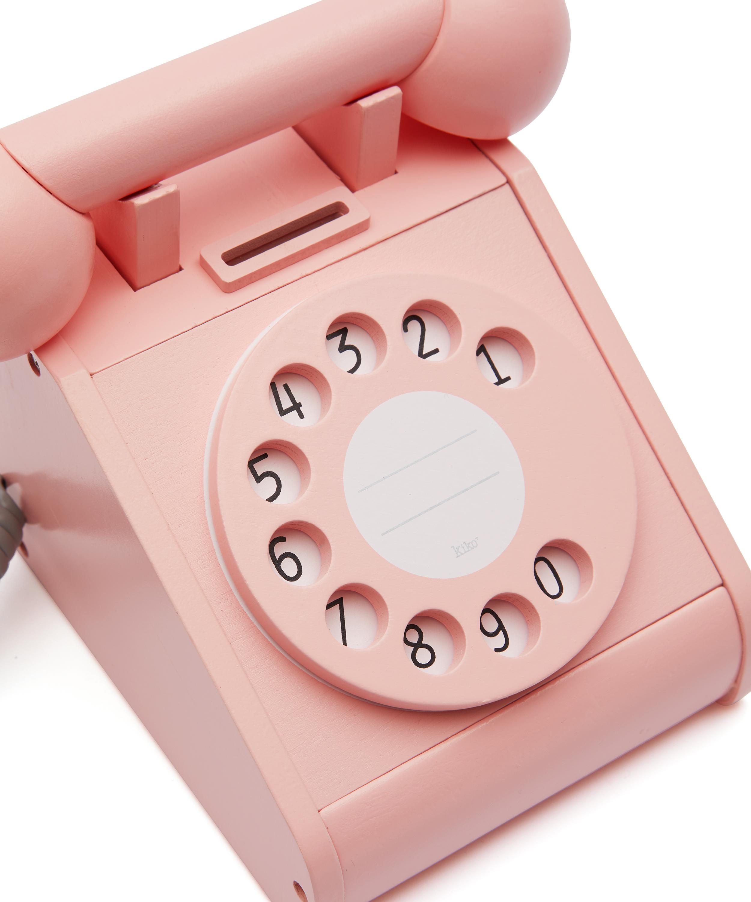 pink telephone toy