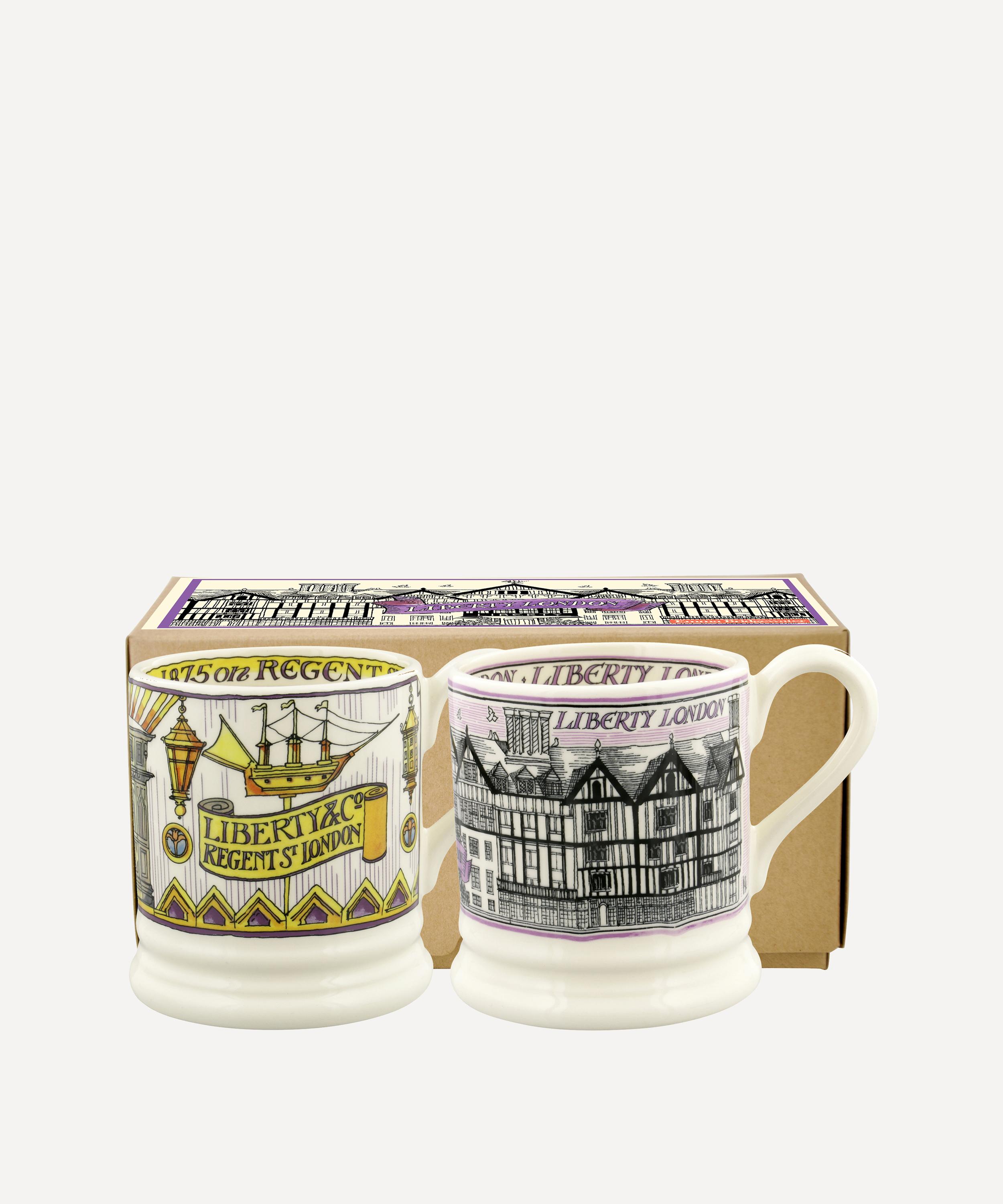 London Espresso Mugs, Set of 6