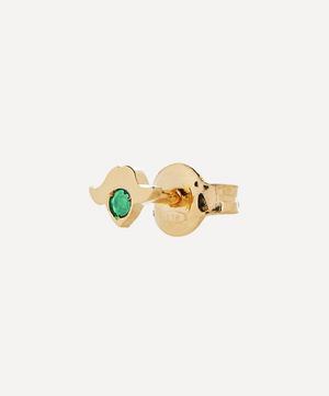 Atelier VM - 18ct Gold New Yorkino Single Emerald Stud Earring image number 2