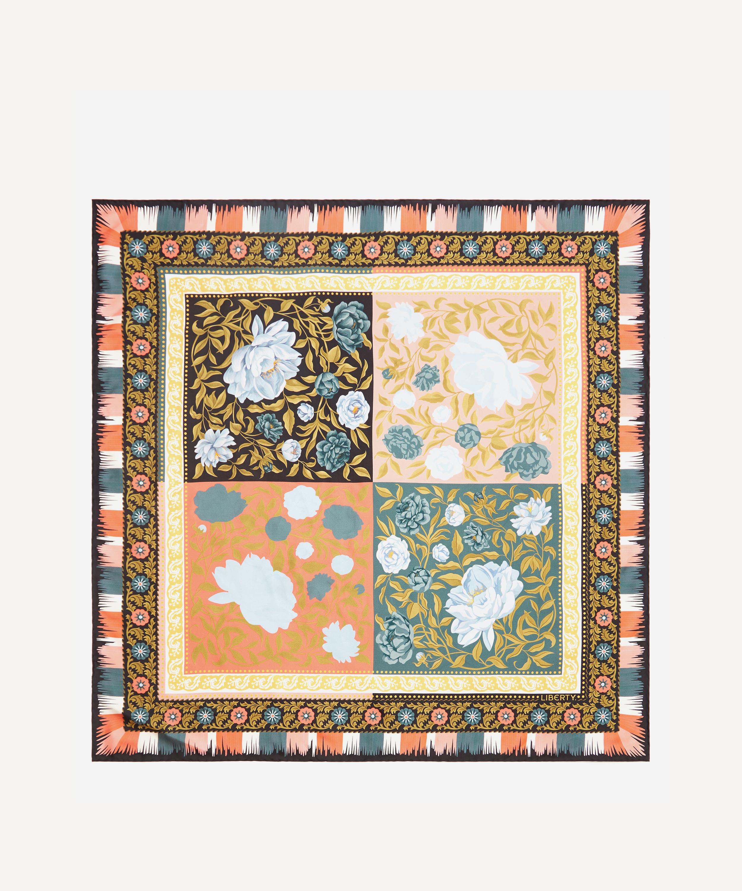 Liberty - Aurora 90 x 90cm Silk Twill Scarf image number 0
