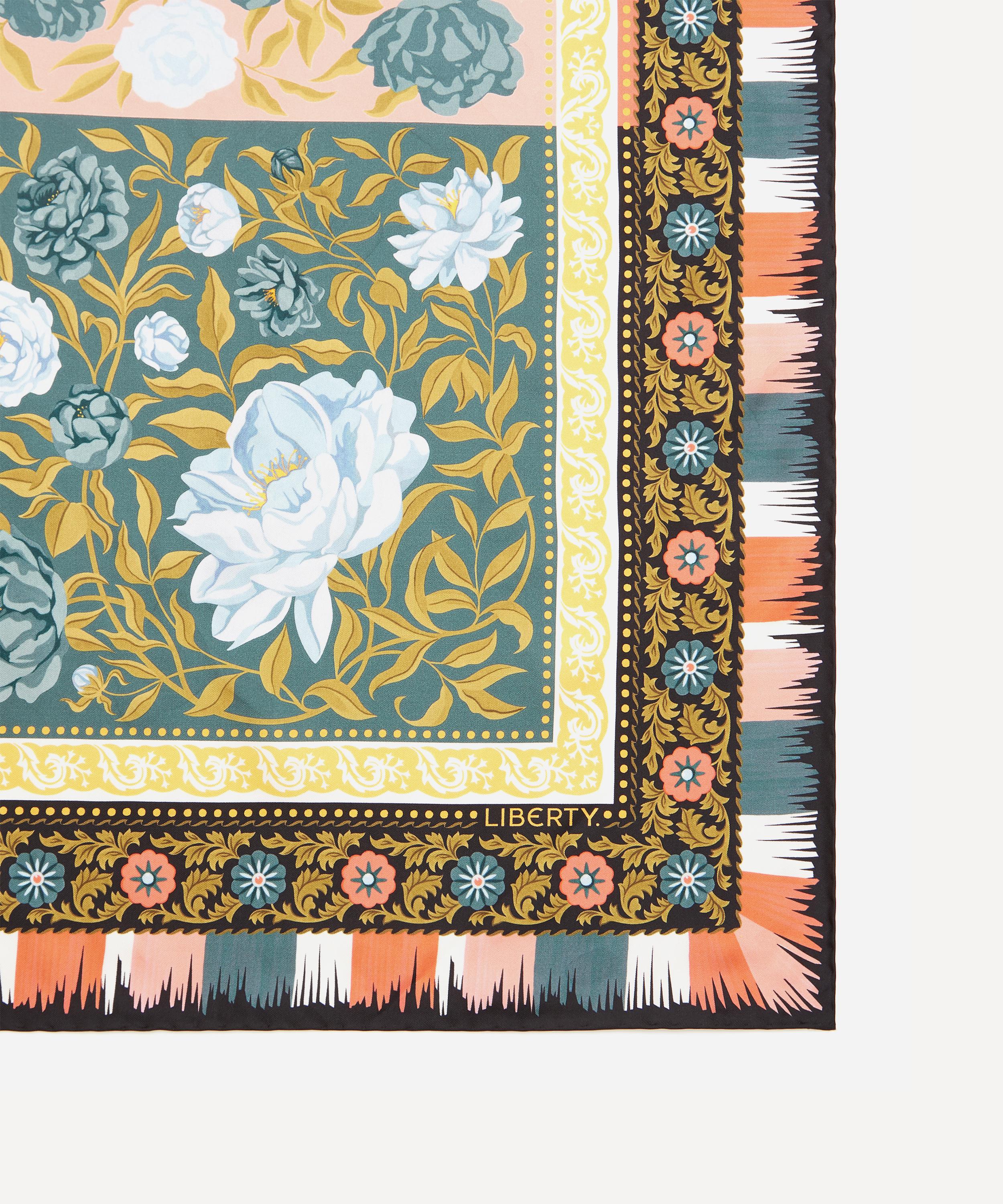 Liberty - Aurora 90 x 90cm Silk Twill Scarf image number 2
