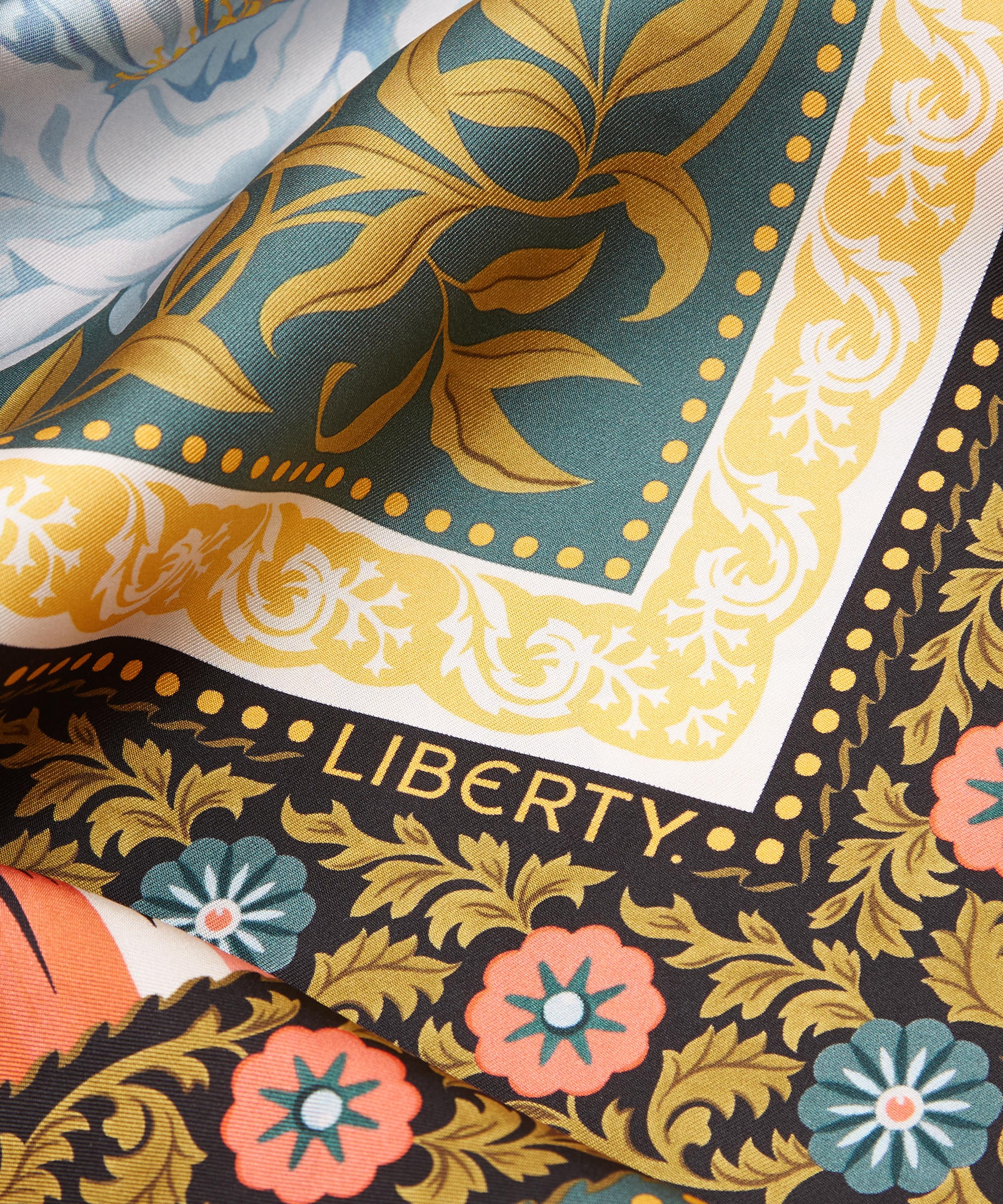 Liberty - Aurora 90 x 90cm Silk Twill Scarf image number 3