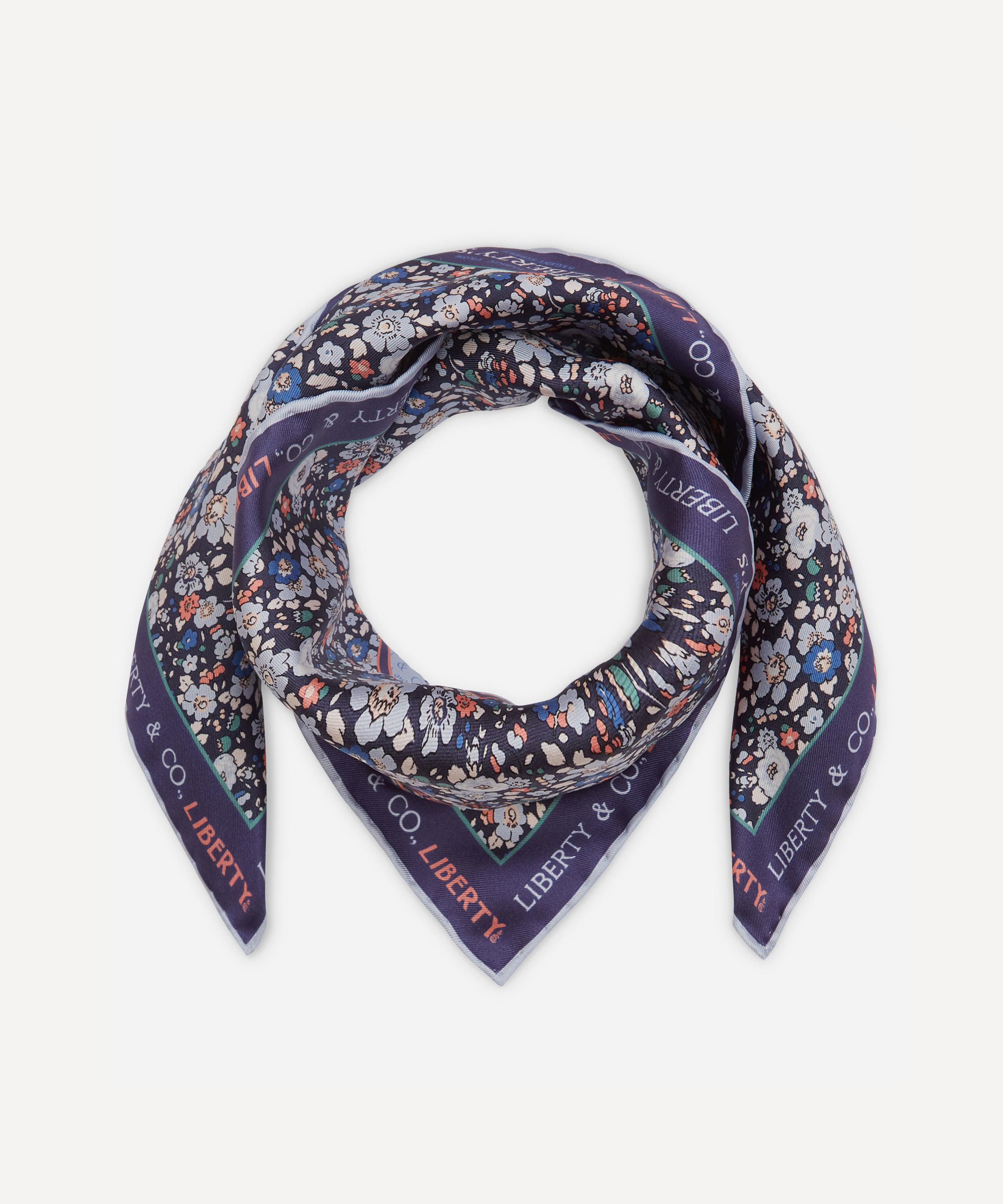 Liberty - Liberty Logo 70 x 70cm Silk Twill Scarf image number 1