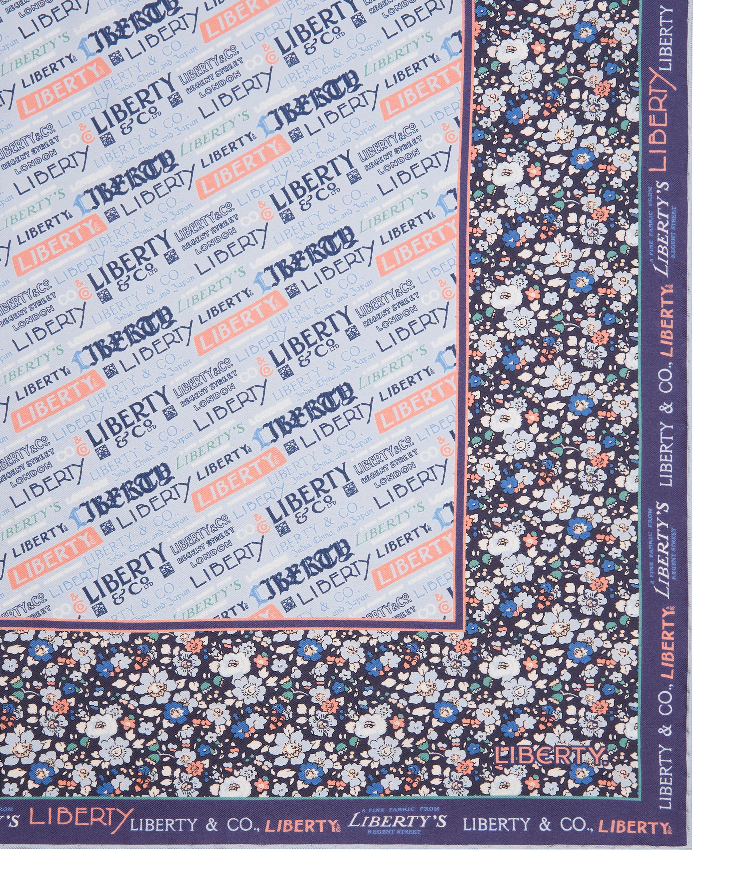 Liberty - Liberty Logo 70 x 70cm Silk Twill Scarf image number 2