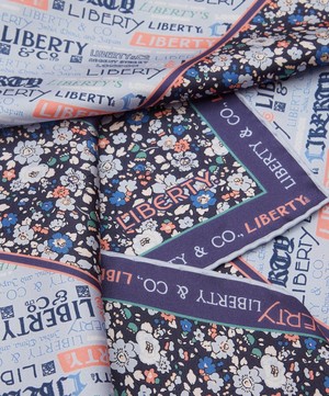 Liberty - Liberty Logo 70 x 70cm Silk Twill Scarf image number 3